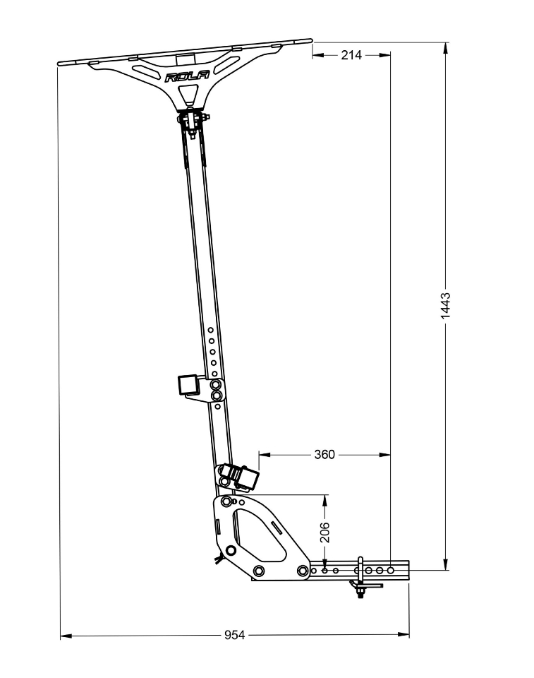 Rola 3 cheap bike carrier