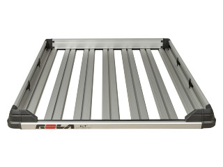 Alloy Luggage Tray Silver with Single Open End